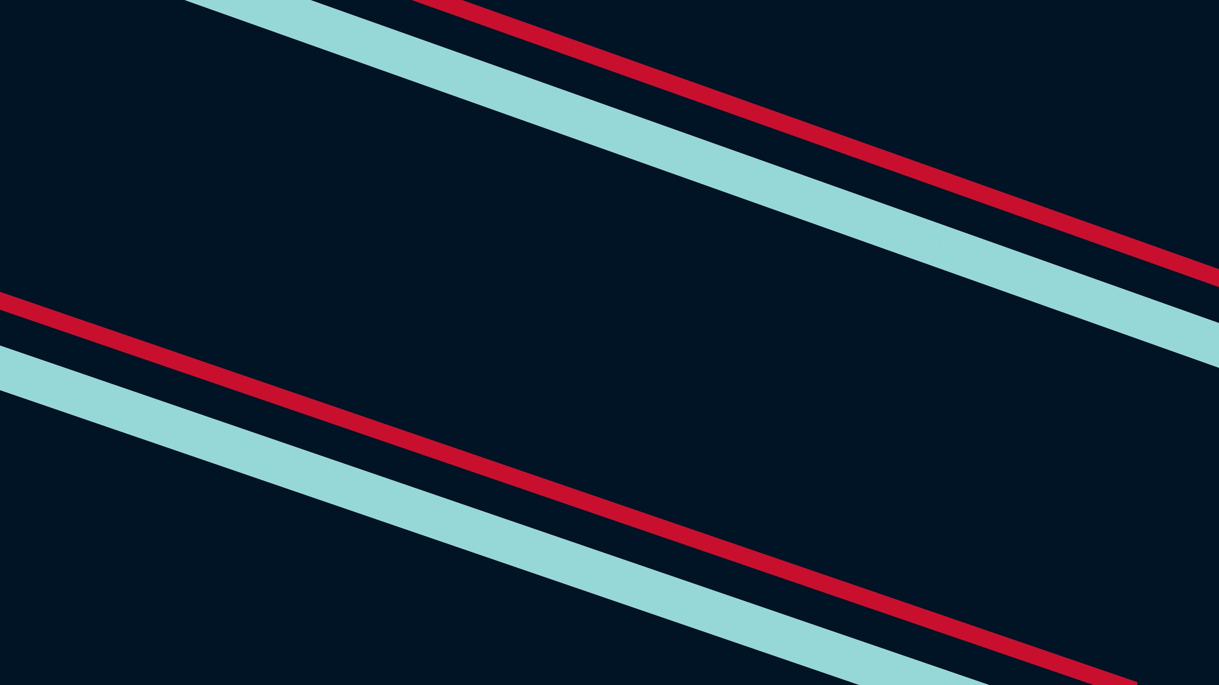 A dark background with diagonal light blue and red stripes running parallel across the image, creating a simple geometric pattern.
