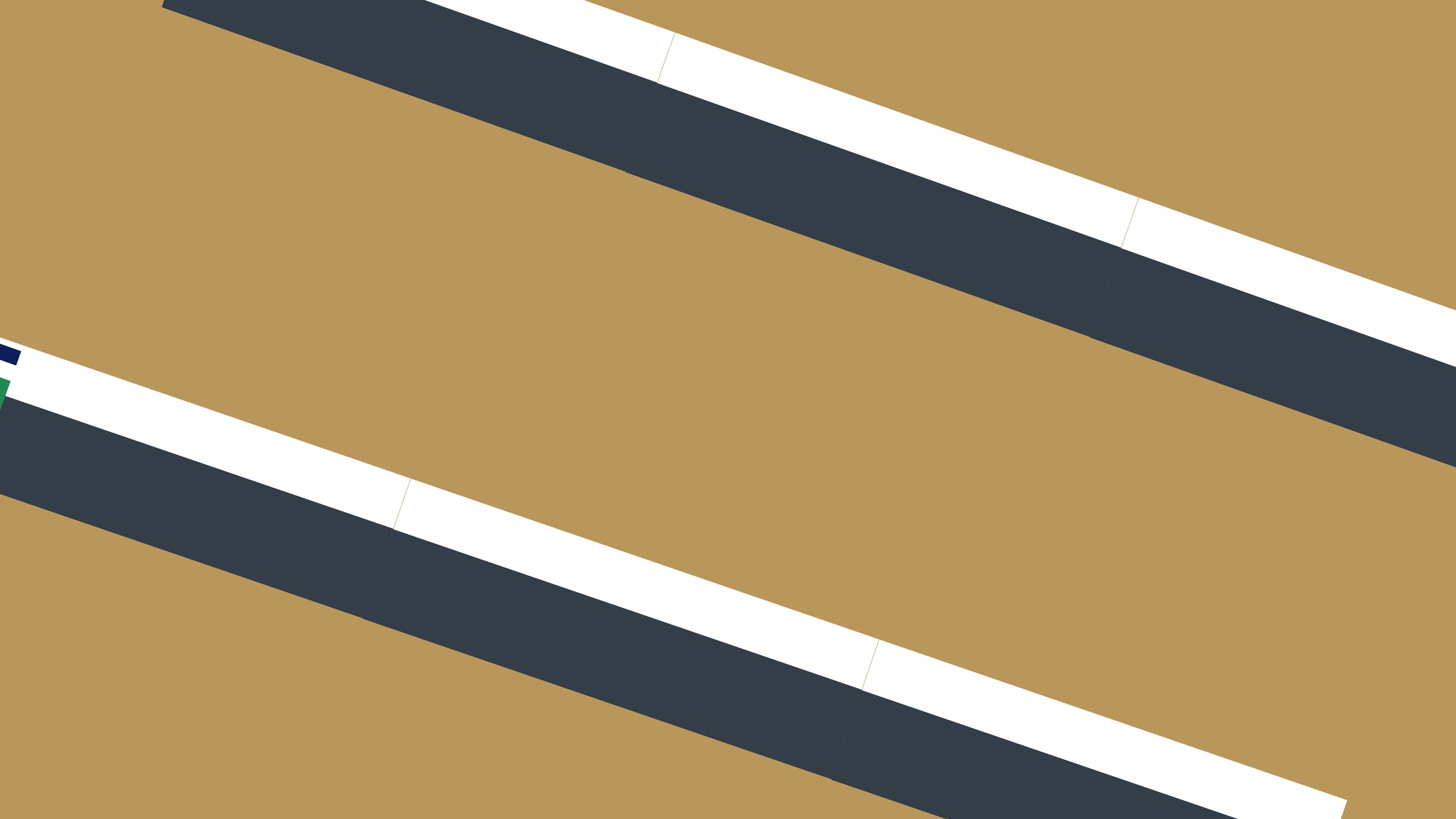 Abstract image with diagonal bands in dark gray, white, and tan colors running from the top left to bottom right. The pattern creates a geometric, modern design with clean lines and sharp contrasts.