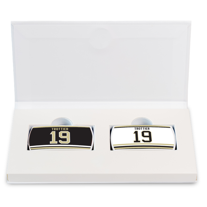 Bryan Trottier Pittsburgh Penguins home and away ZippyBack set